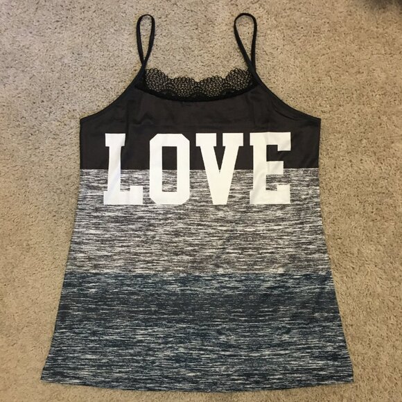 All You Need Is 'Love' Strappy Lace Collar Tank Top - Picture 8 of 14